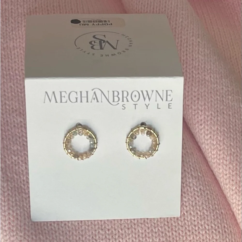 Light Pink Sweater (10-12) Sweater Dress & Earrings